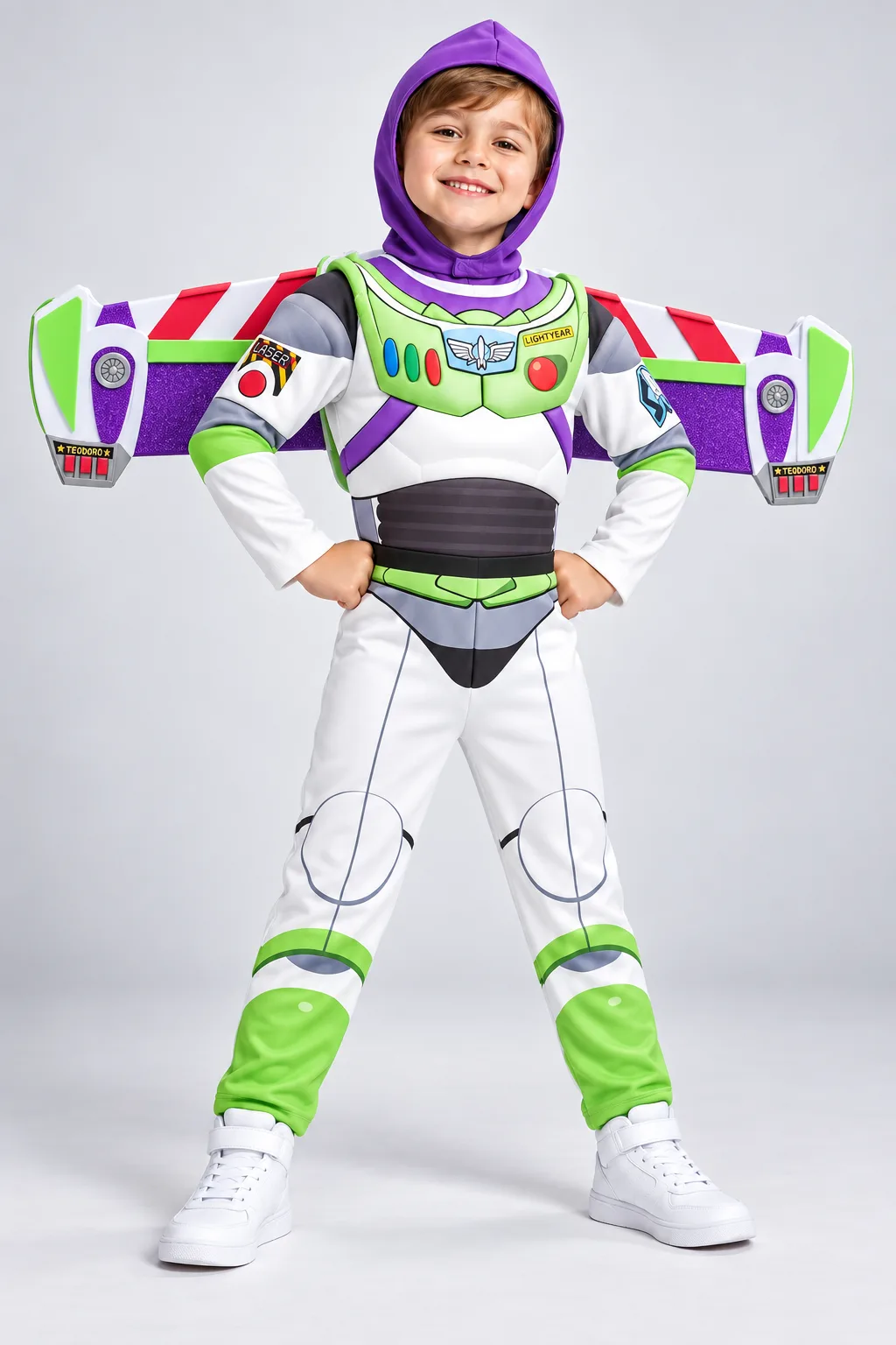 Disfraz Buzz Lightyear con detalles 3D
