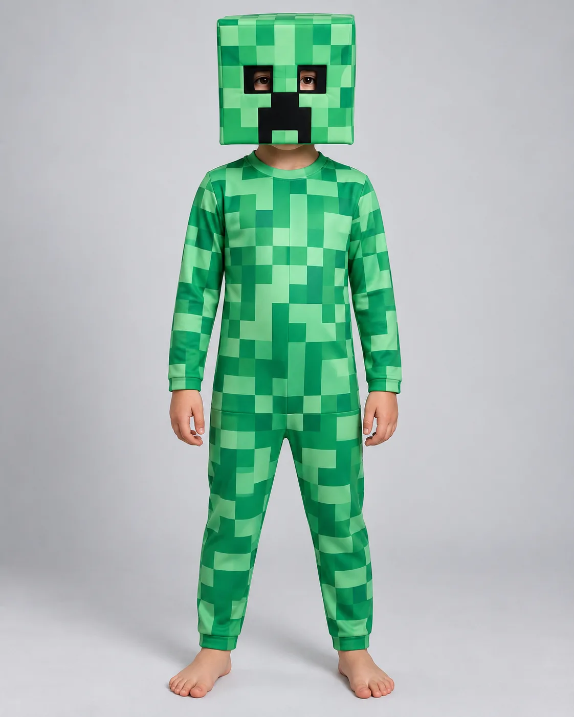 Disfraz Minecraft Creeper para Niños