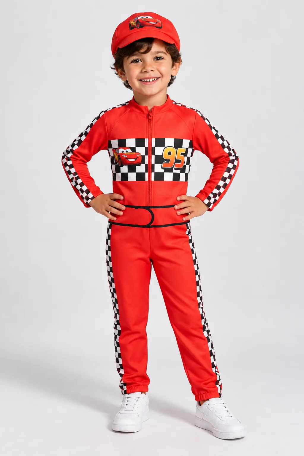 Disfraz Cars Rayo McQueen Rojo Sin marca indicada en Halloween | La Mirilla Kids