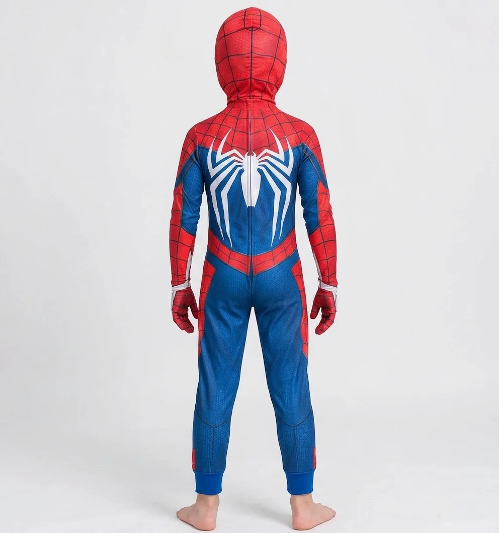 Disfraz Spiderman Blanco Ps4 en Lonchera y colegio - foto 3 | La Mirilla Kids