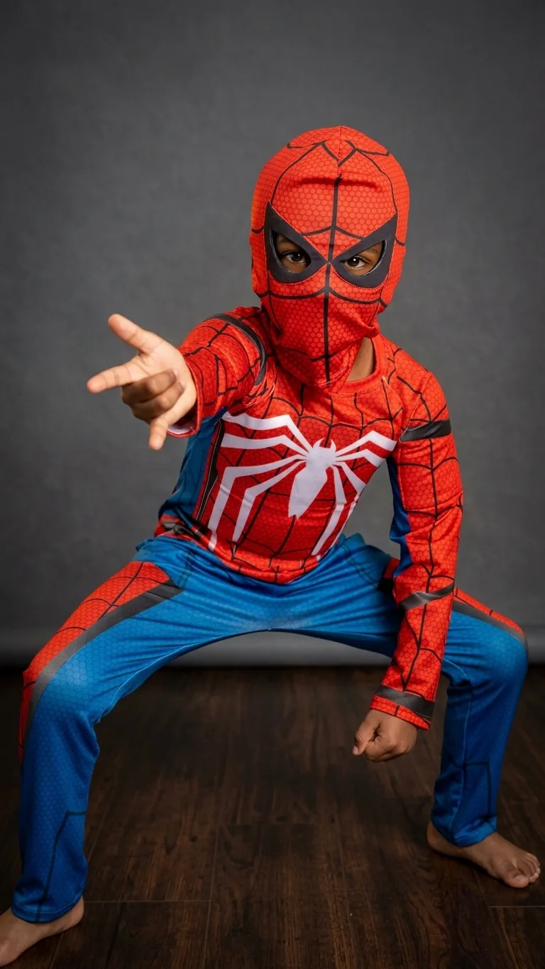 Disfraz Spiderman Blanco Ps4 en Halloween | La Mirilla Kids
