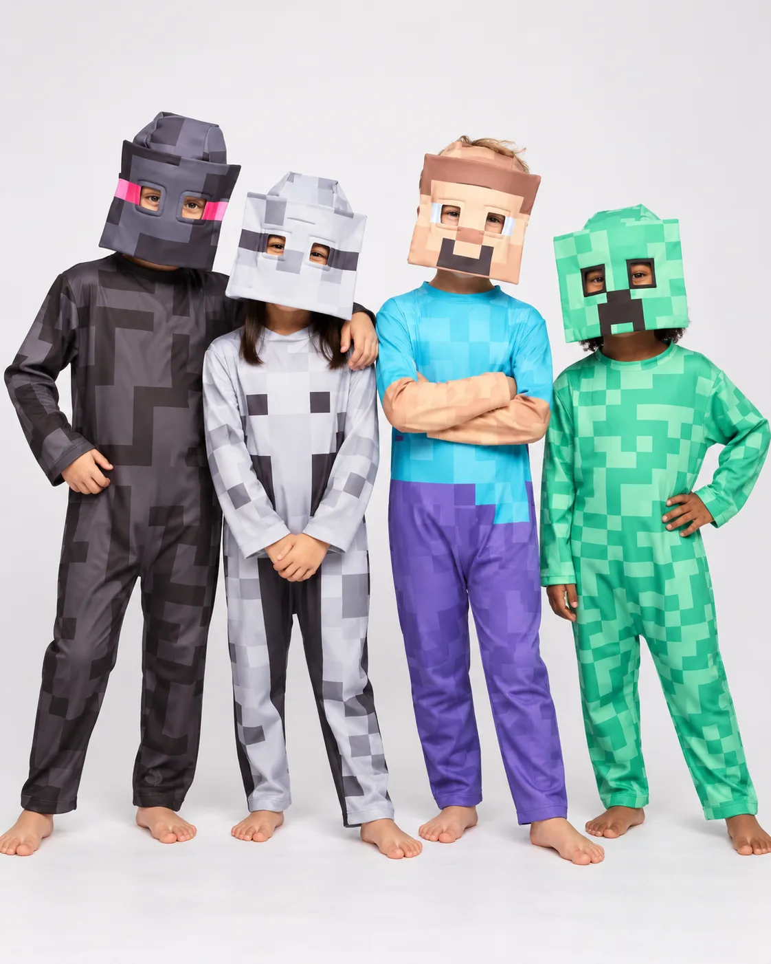 Disfraz Enderman Minecraft para Niños en Halloween - foto 2 | La Mirilla Kids