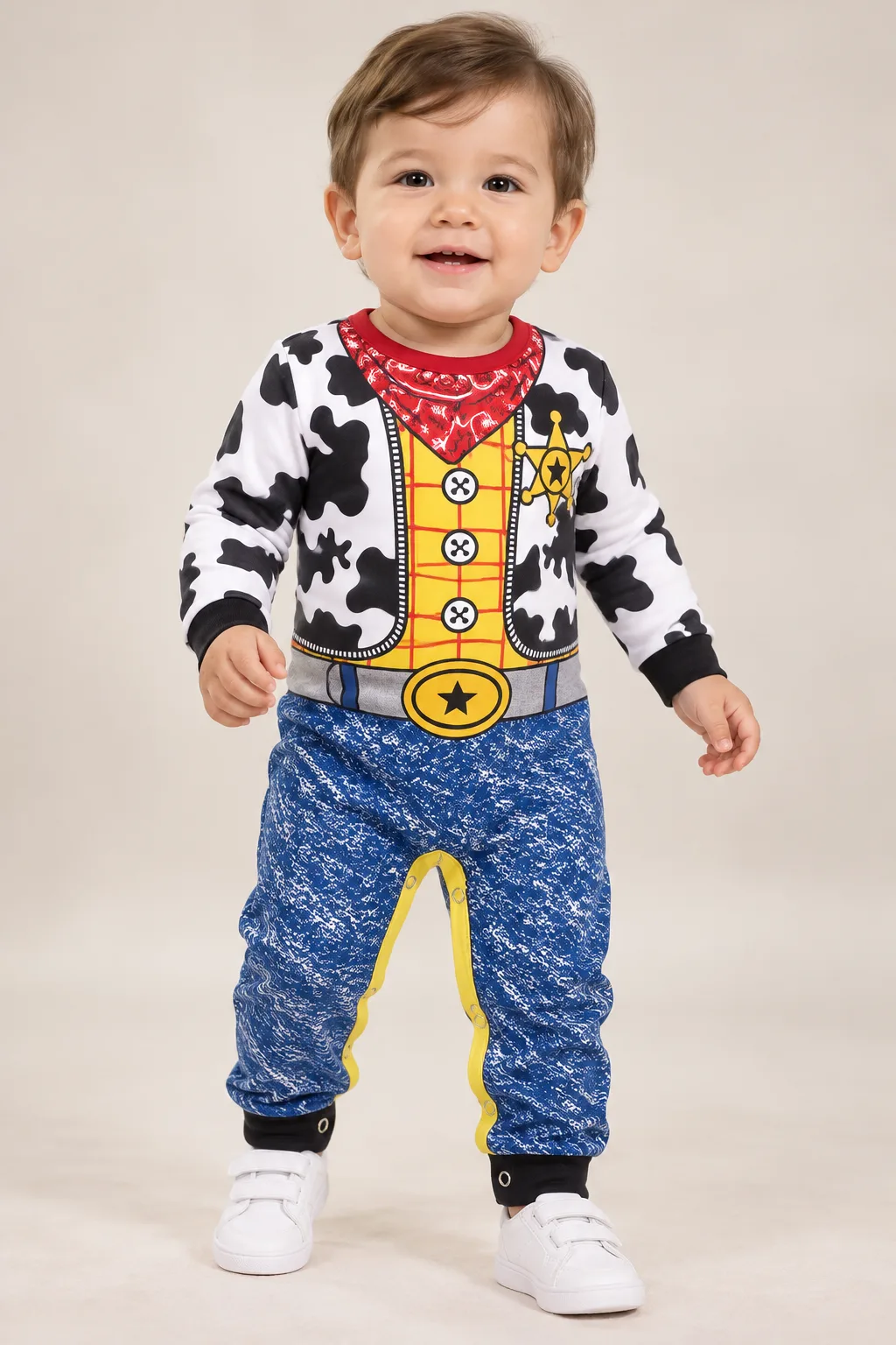Enterizo disfraz de Woody de Toy Story para bebé