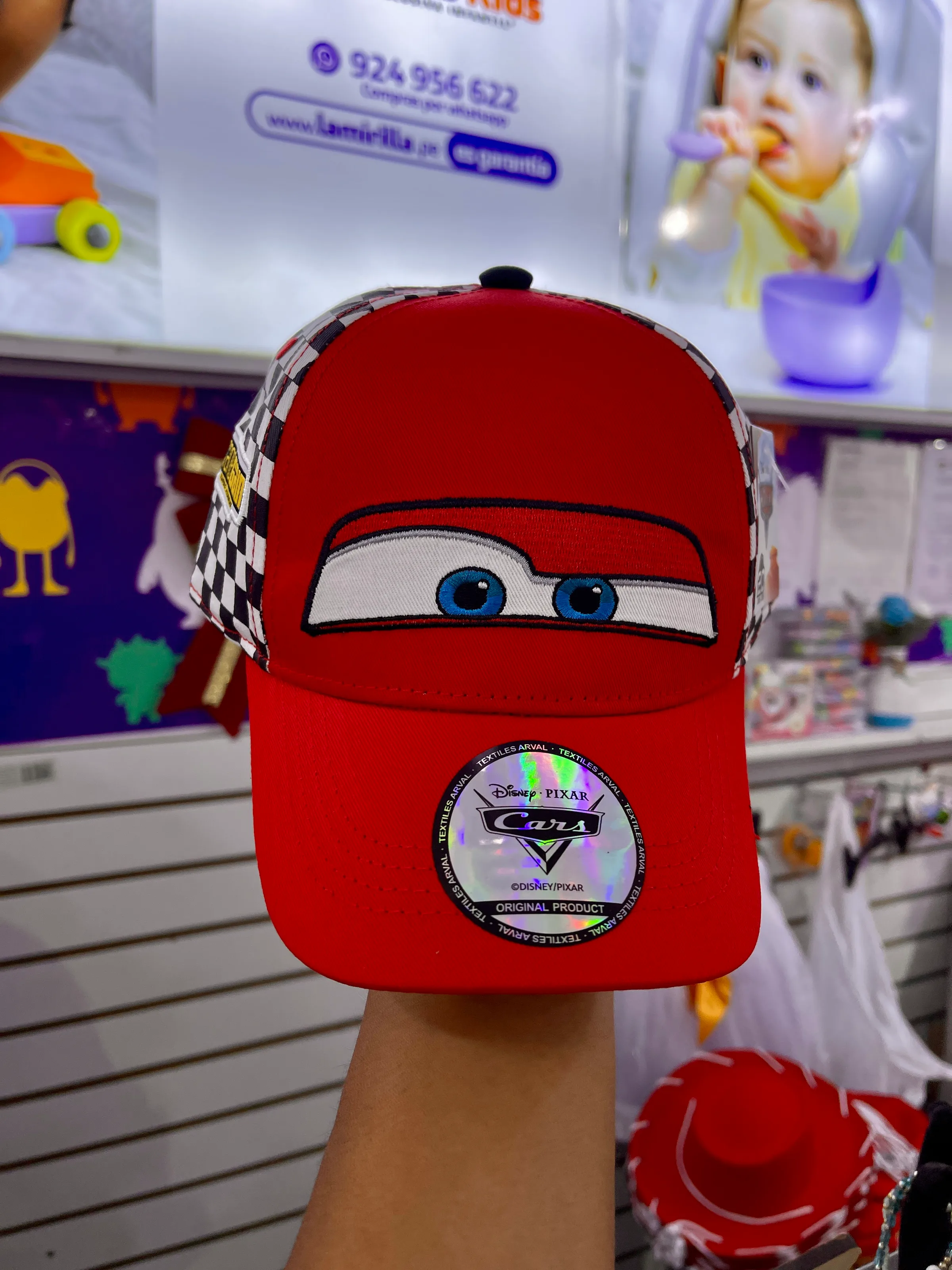 Gorra Cars Rayo McQueen con visera