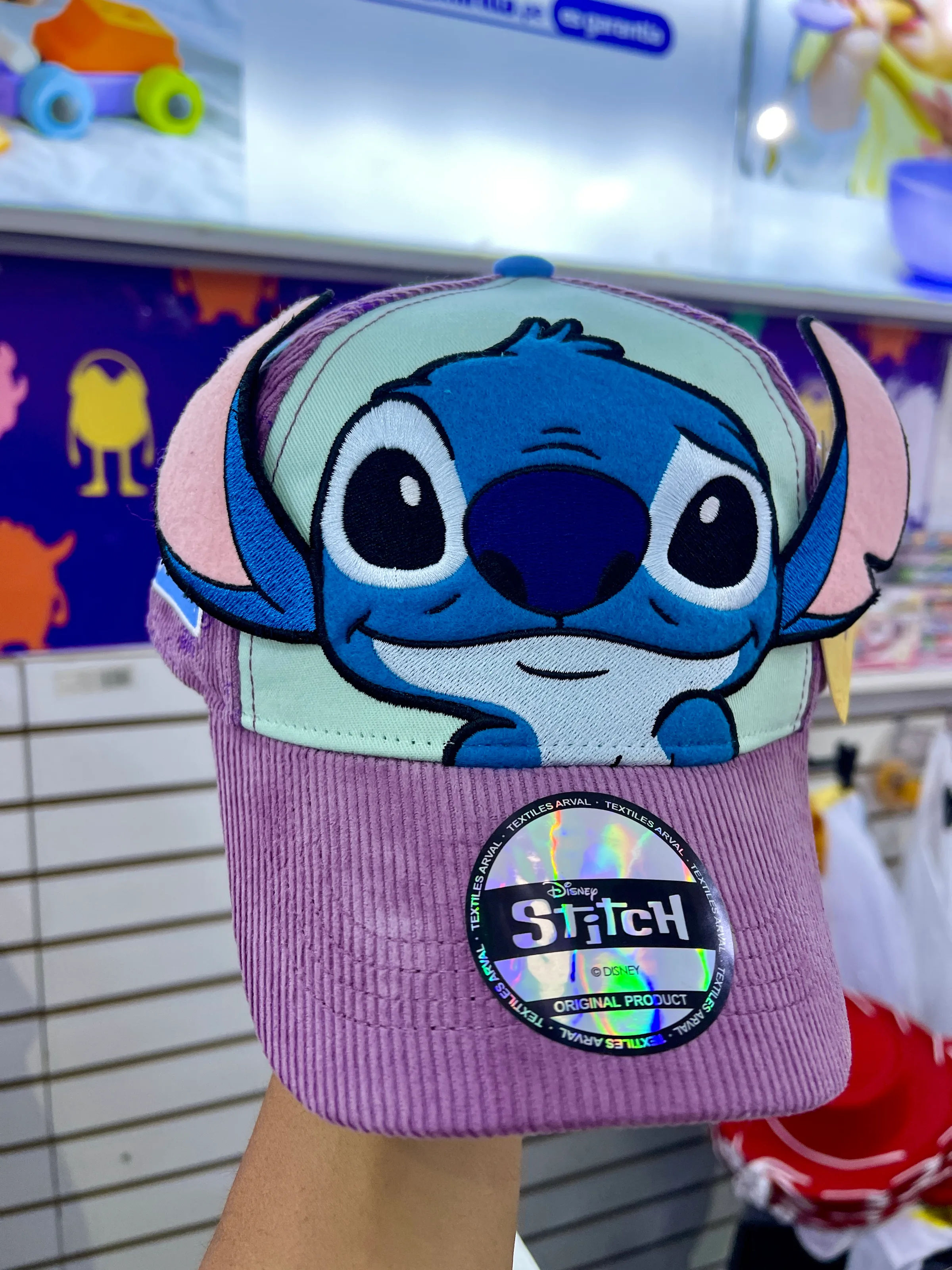 Gorro infantil tipo beanie Stitch con orejas