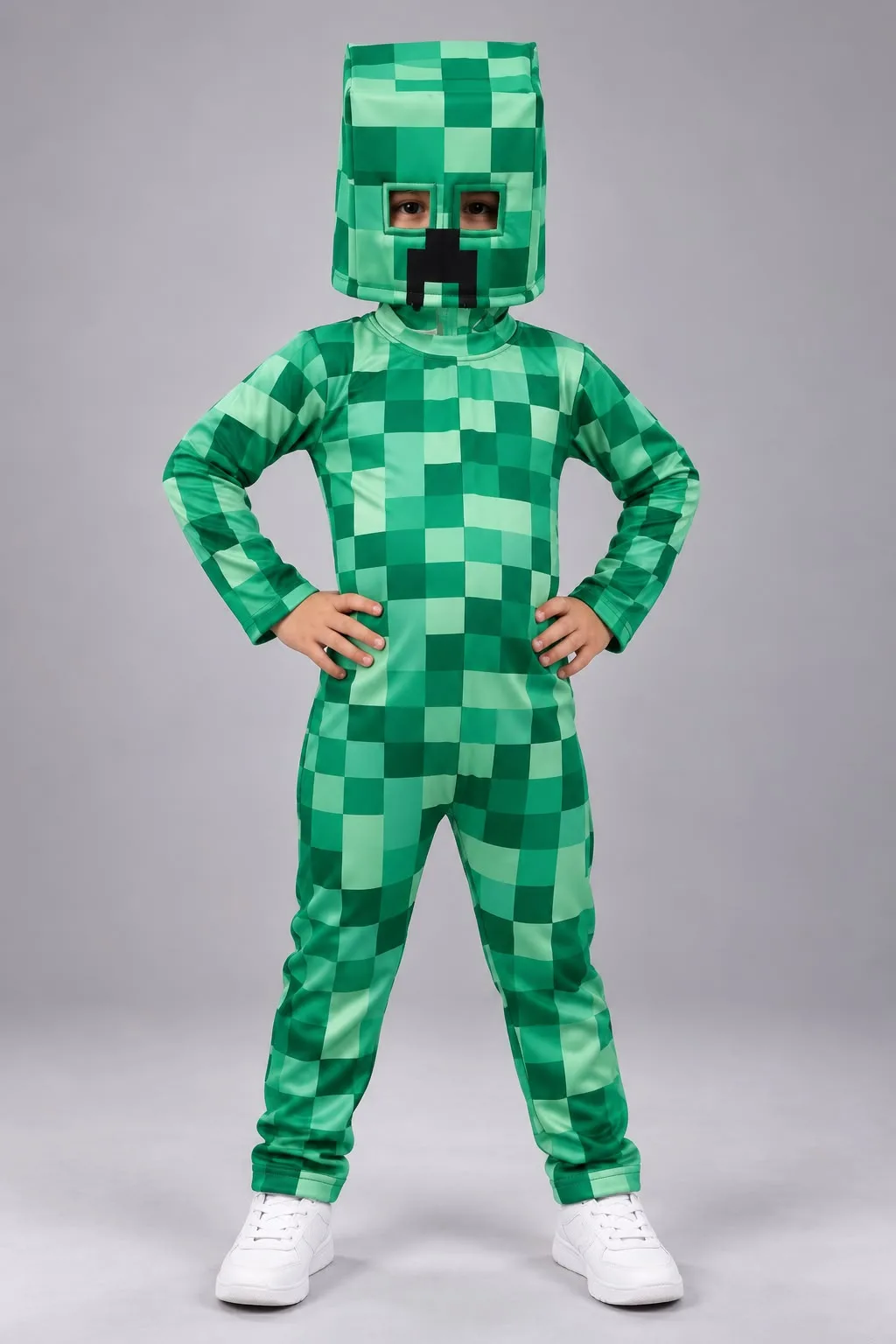 Disfraz Minecraft Creeper para Niños