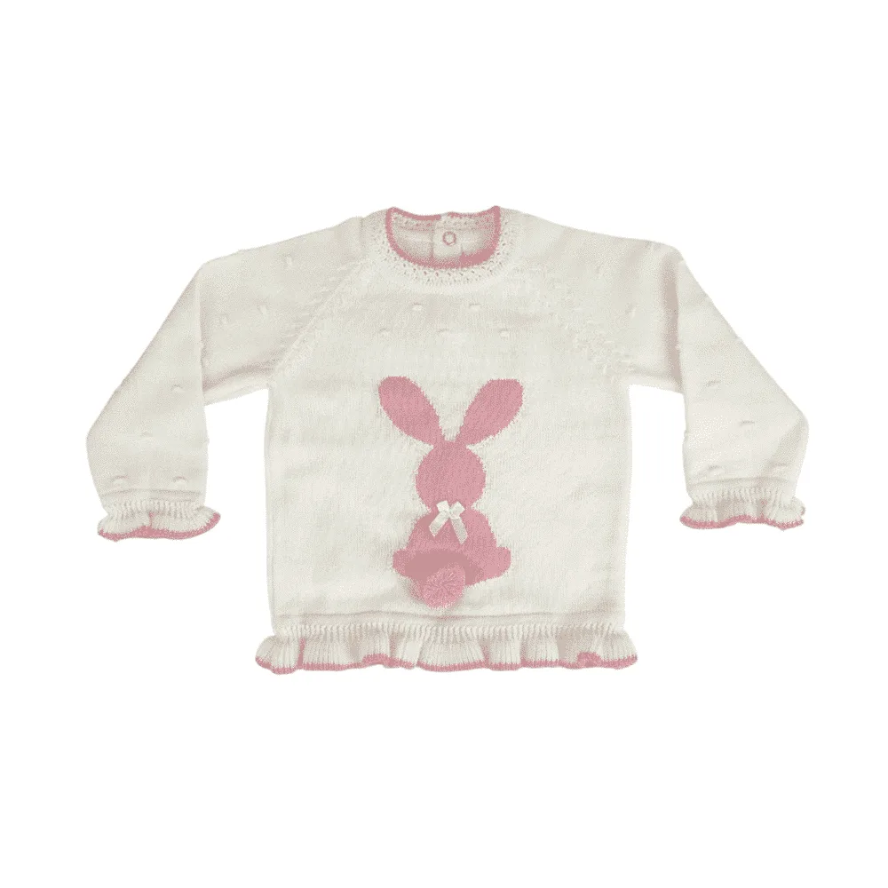 Ajuar Woopy Blanco rosa Conejo en Ropa para bebé | La Mirilla Kids