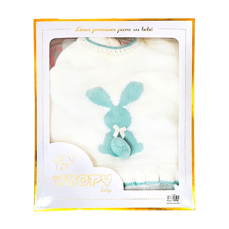 Ajuar Woopy Blanco Verde