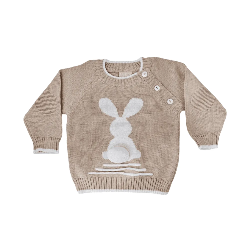 Ajuar Woopy Marrón Blanco en Ropa para bebé | La Mirilla Kids