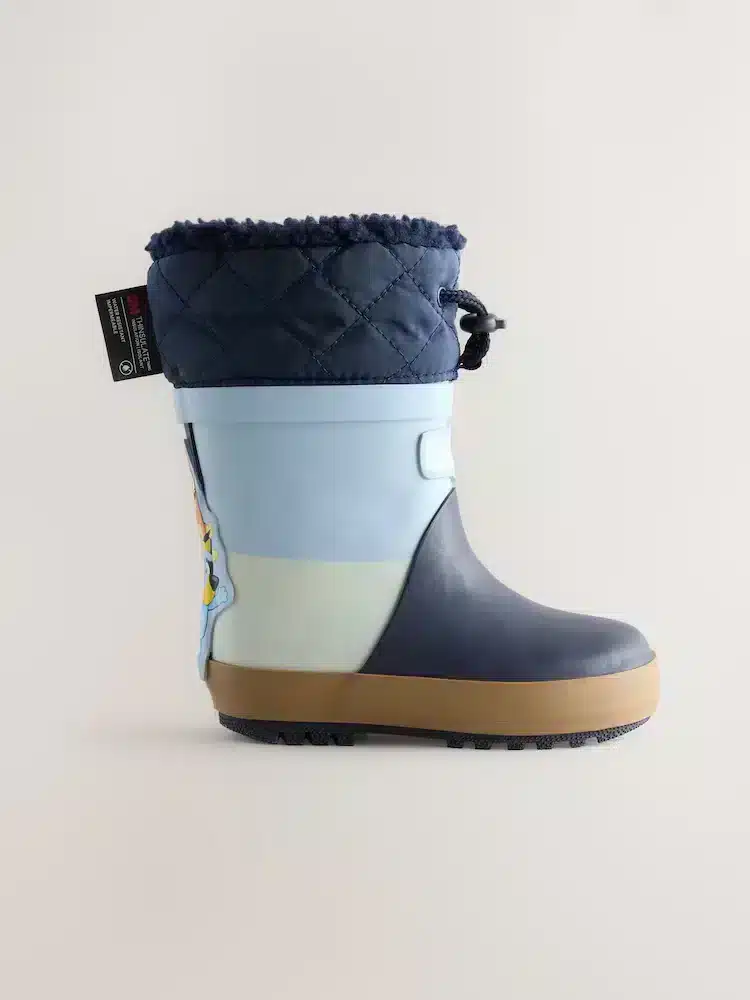 Bluey Botas de Agua en Bloques con Thinsulate Térmico™ para Niños – Calidad Premium en Importados Europa & UK | La…
