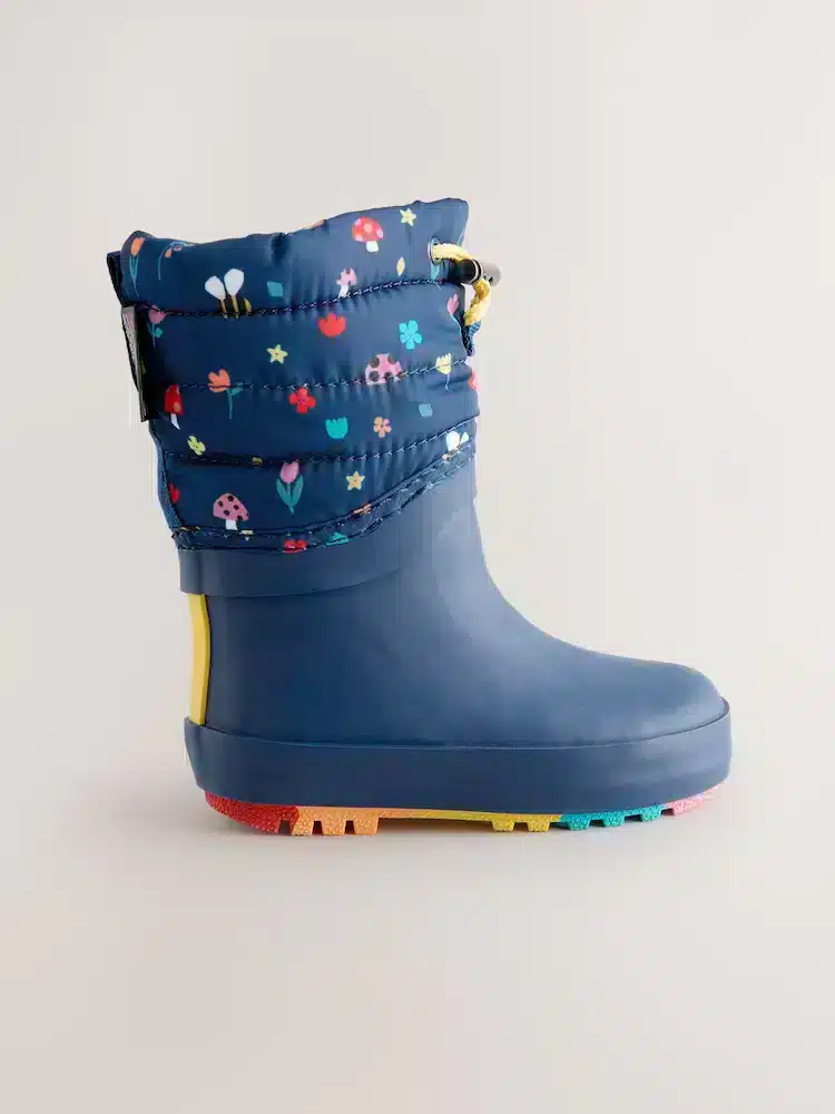 Botas de Agua Azul Marino para Niña – Impermeables y de Calidad Premium en Importados Europa & UK | La Mirilla Kids
