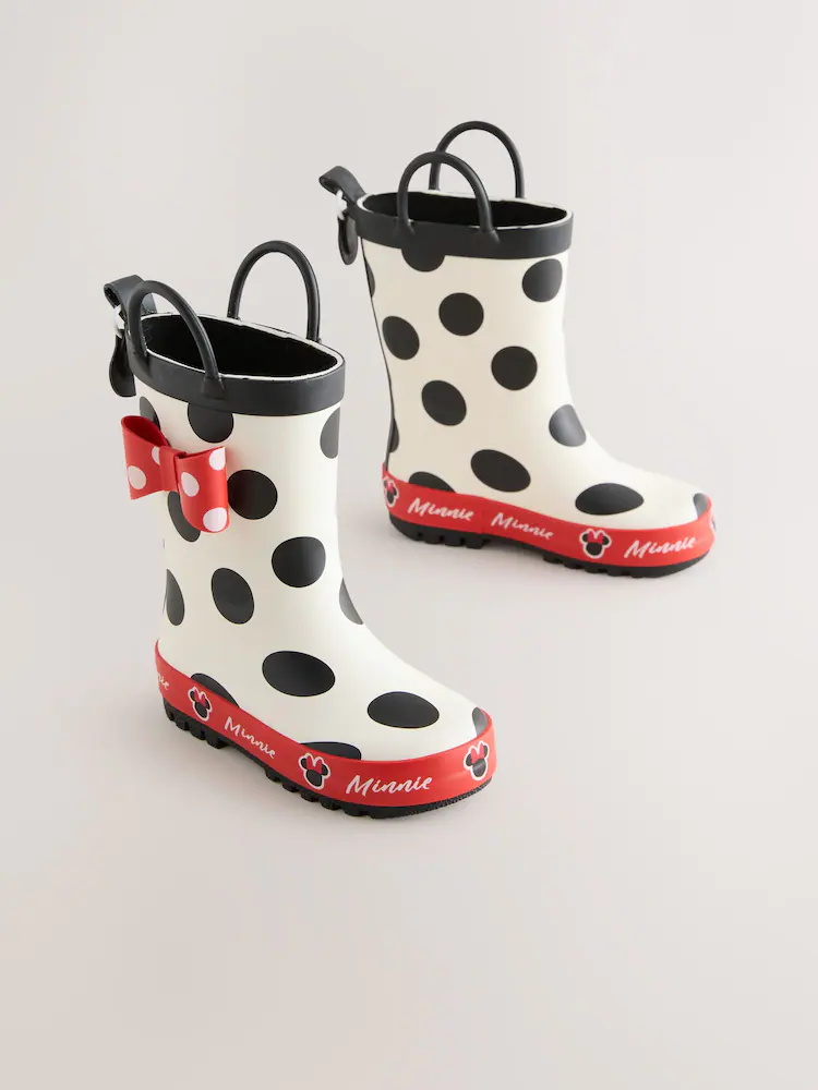 Botas de Agua con Asa de Minnie Mouse para Niñas – Original y Divertidas