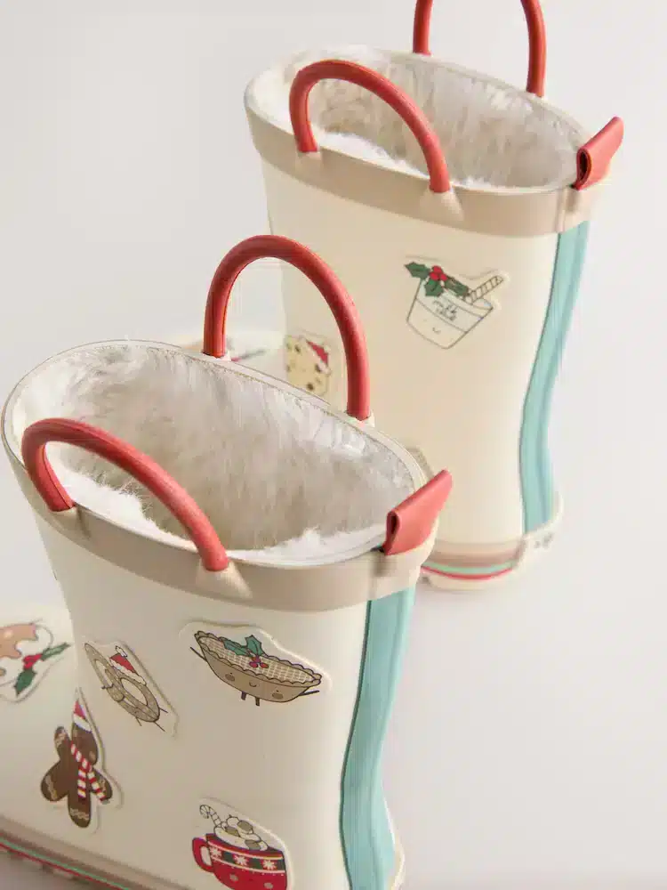 Botas de Agua con Asa Navideña – Calzado Infantil Original y de Edición Limitada en Importados Europa & UK - foto 5 |…