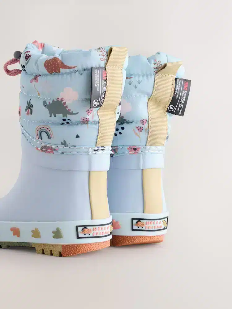 Botas de Agua Dinosaurio Azul con Forro Superior – Calzado Infantil Premium en Importados Europa & UK - foto 2 | La…
