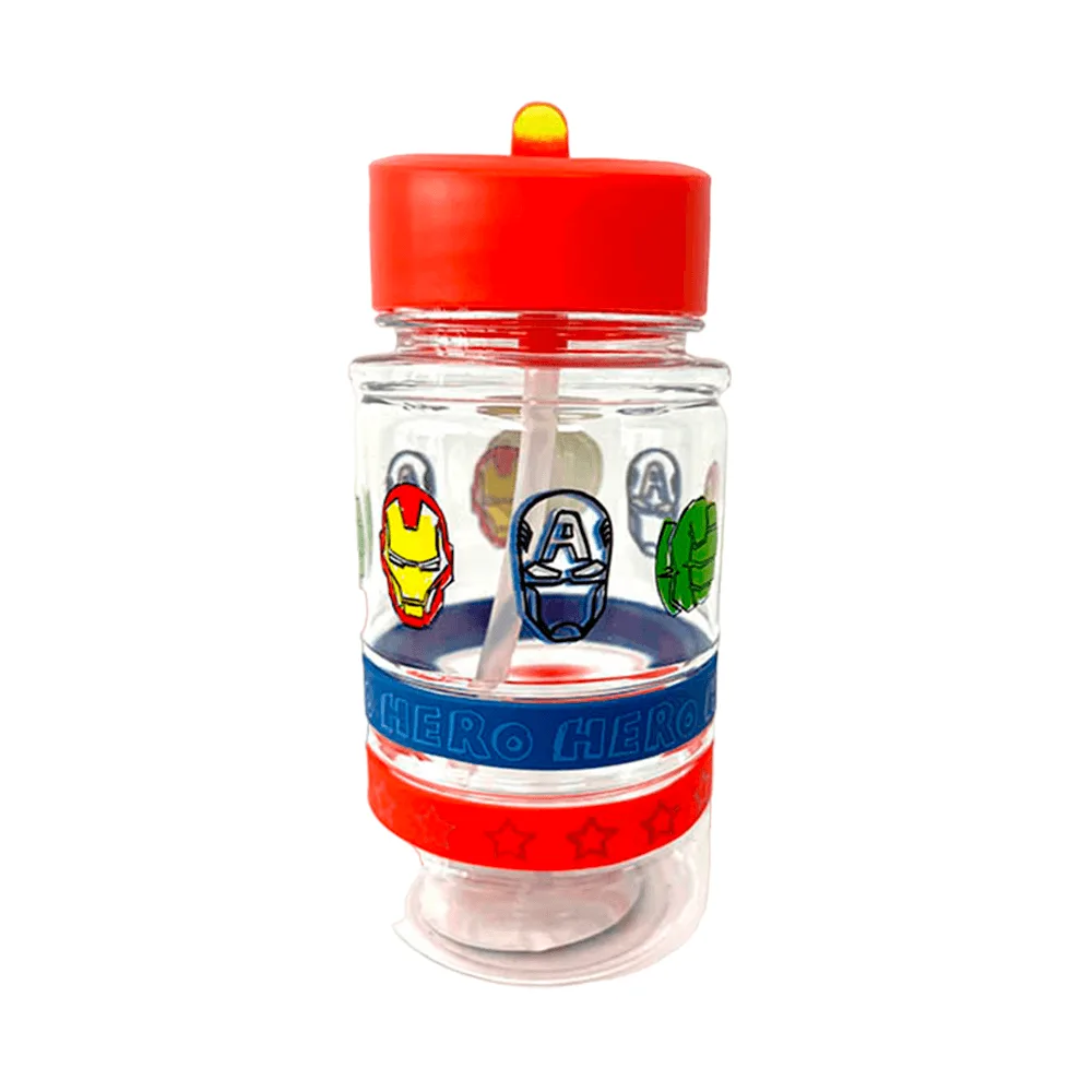 Botella líneas 500ml Avengers en Tomatodos y termos | La Mirilla Kids