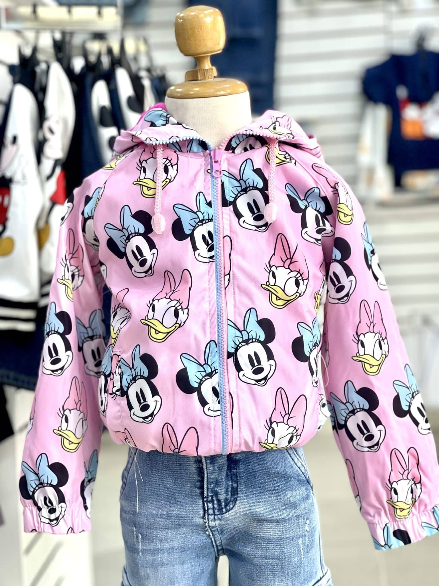 Casaca cortaviento Minnie Mouse para niñas en Ropa Infantil | La Mirilla Kids