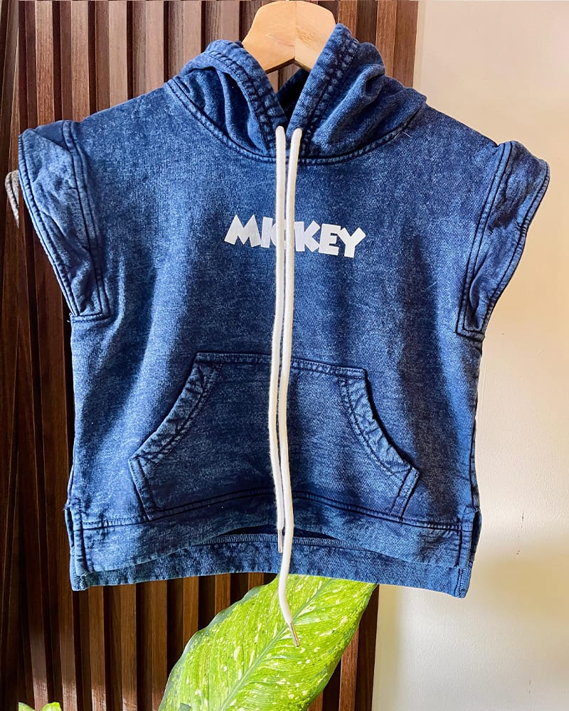 Chaleco Mickey para Niños en Franela Jaspeada – Edición Limitada Exclusiva