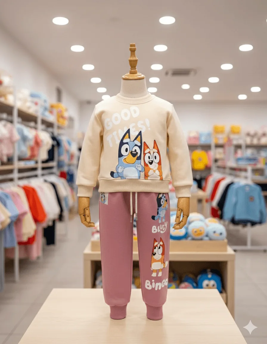 Conjunto Bluey para Niños Bicolor