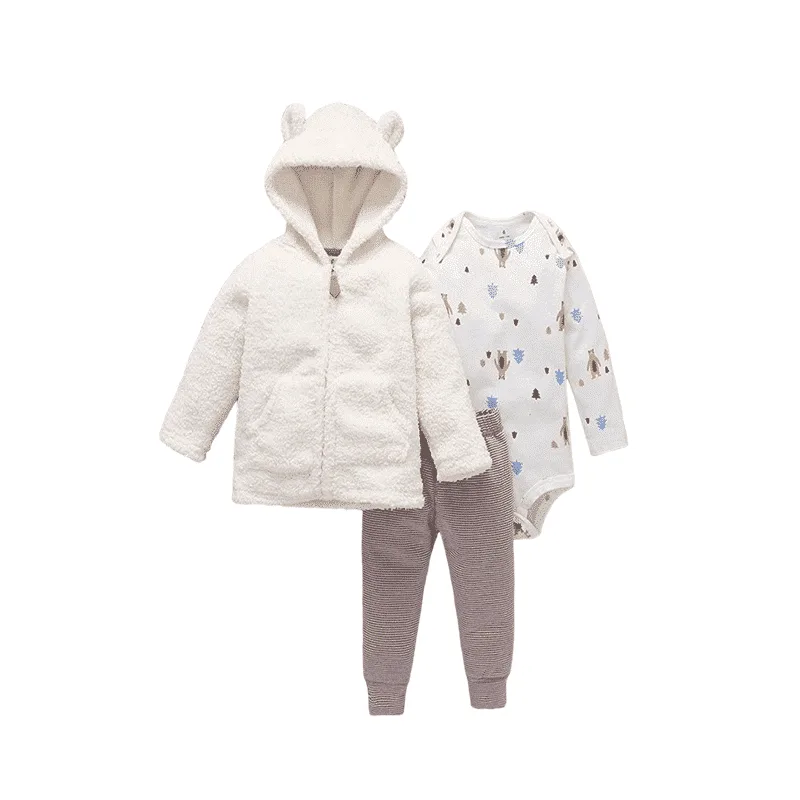 Conjunto de 3 Piezas Osito Otoño