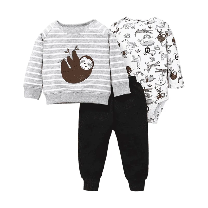 Conjunto de 3 Piezas Oso Perezoso