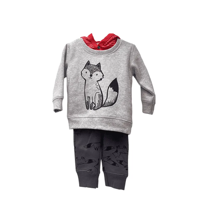 Conjunto de 3 Piezas Plomo Zorrito