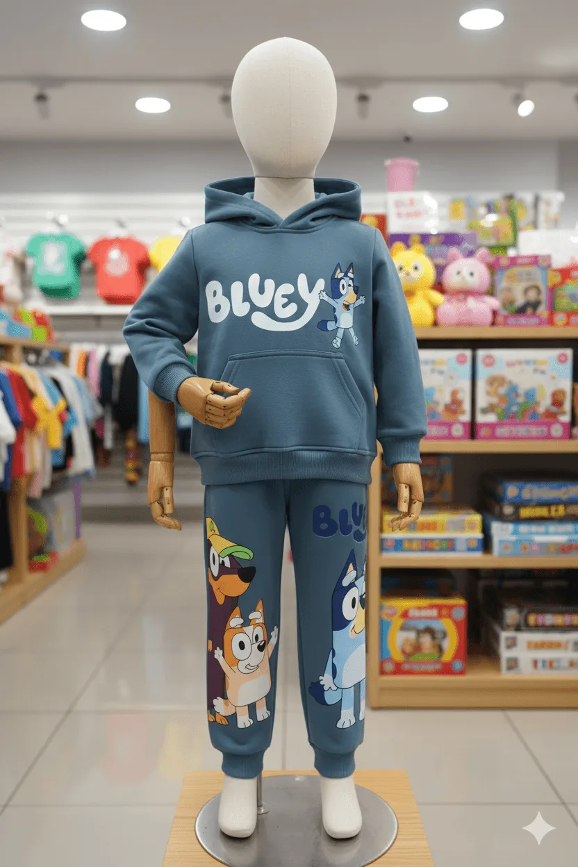 Conjunto para Niño Bluey – Color Pizarra