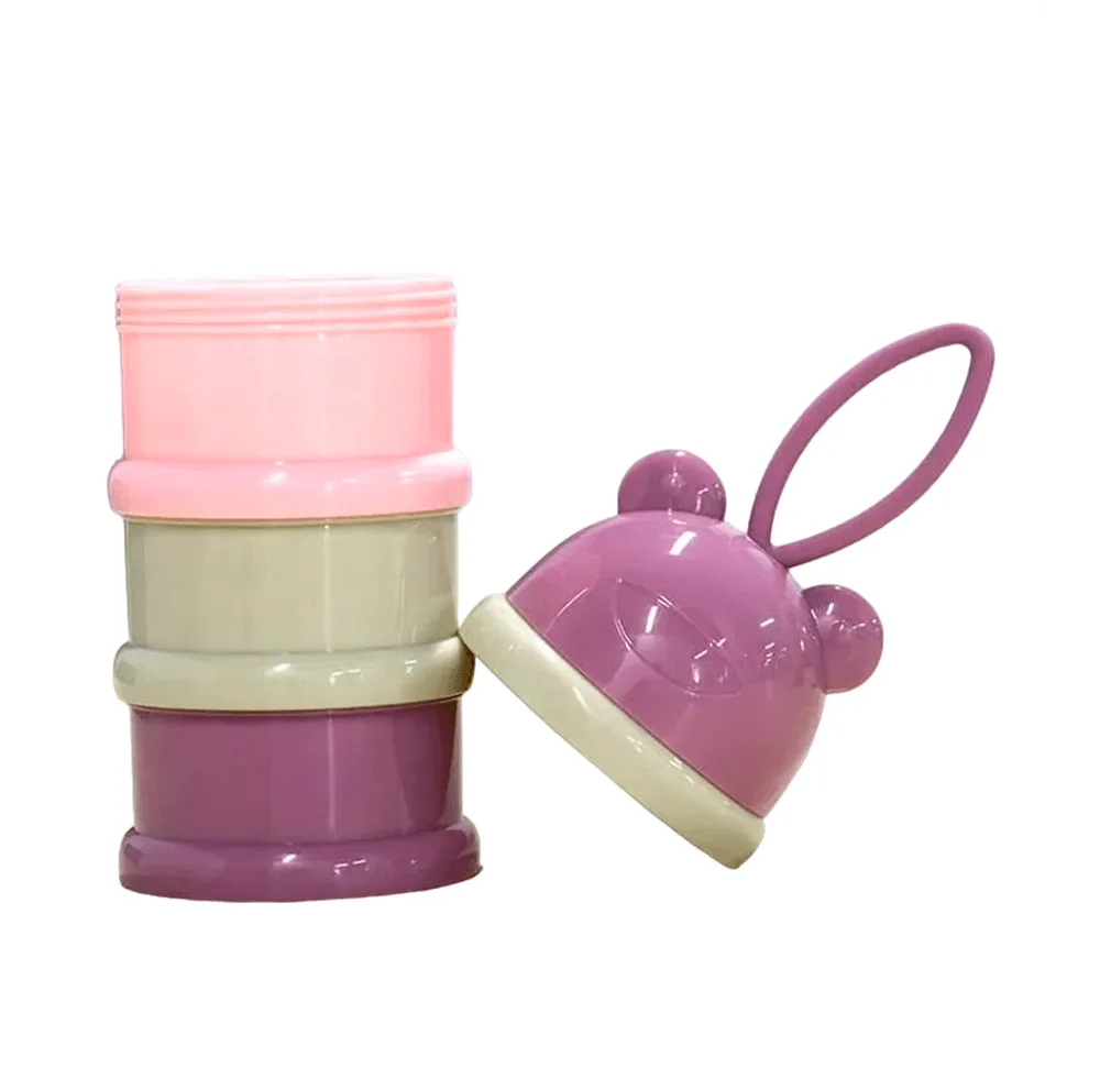 Contenedor Para Leche en Polvo de Bebés Estilo Ranita Morado en Bebés | La Mirilla Kids