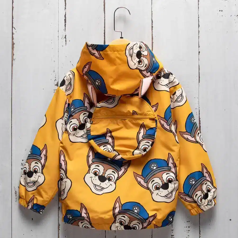 Cortaviento Paw Patrol con bolsa portable para niños en Ropa Infantil | La Mirilla Kids
