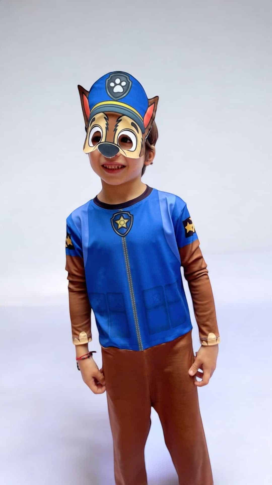 Disfraz Chase de Paw Patrol para Niños