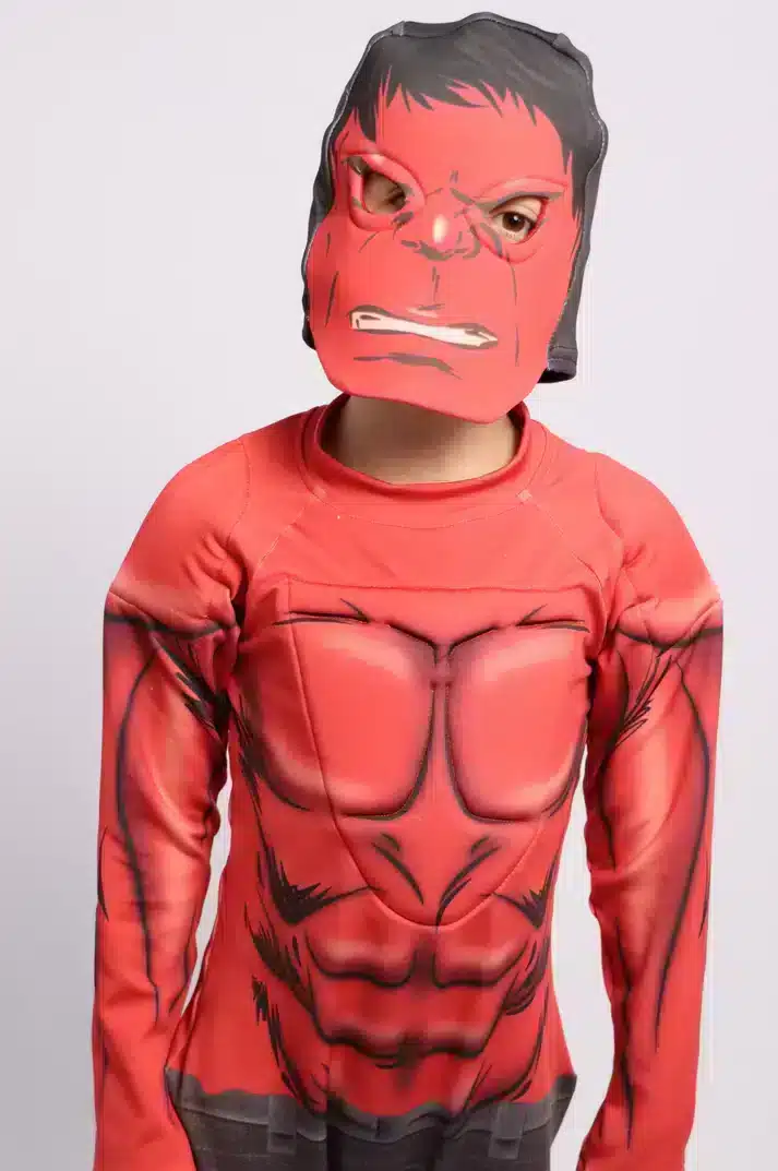 Disfraz Hulk Rojo para niños en Halloween | La Mirilla Kids