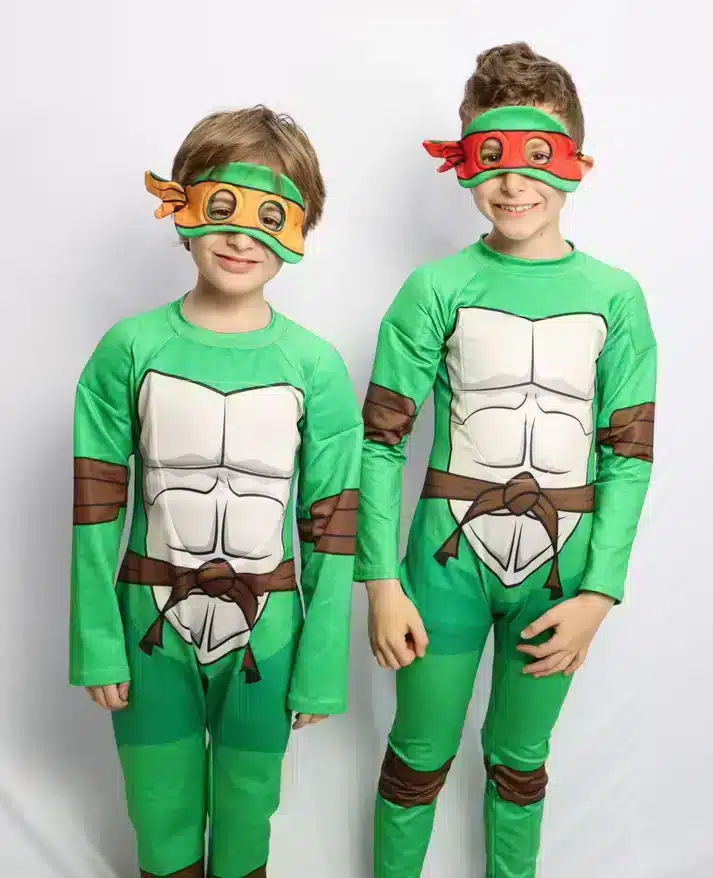 Disfraz Tortuga Ninja Rafael para niños – Color rojo en Halloween - foto 3 | La Mirilla Kids