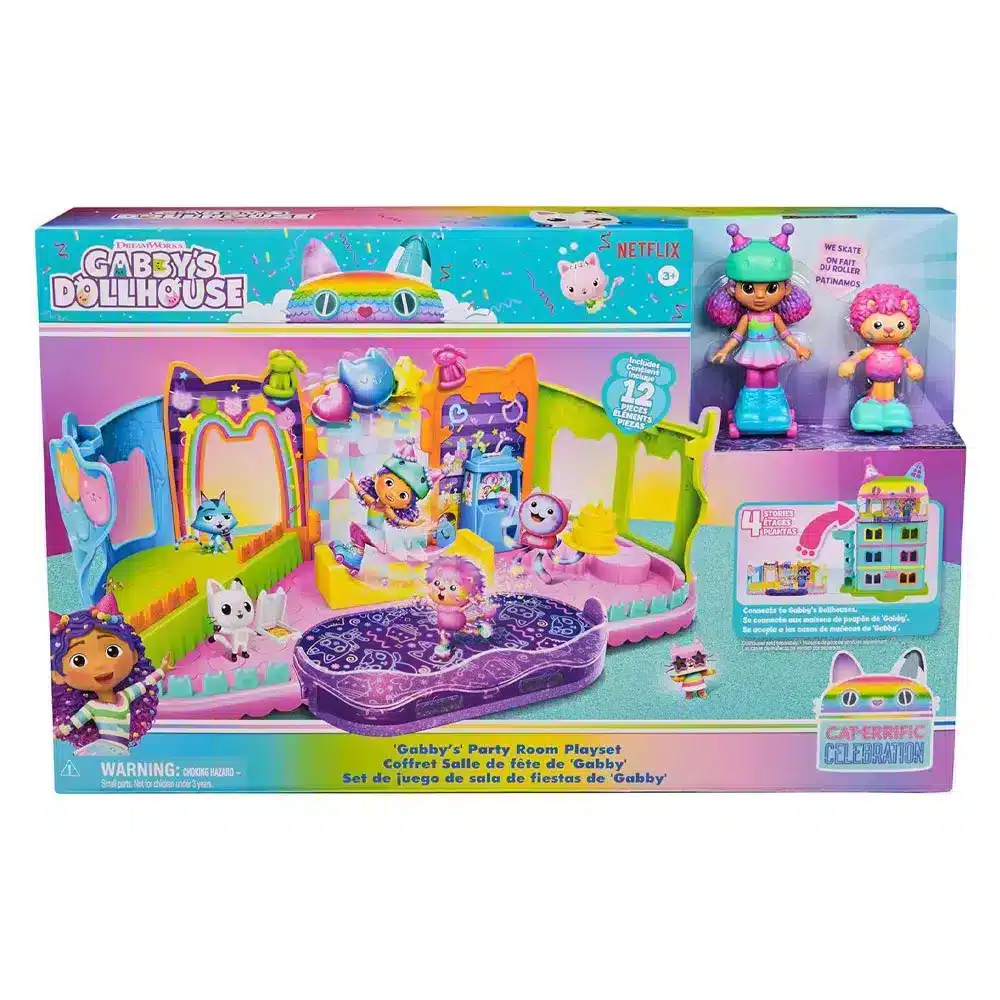 Gabby’s Dollhouse Sala de Fiestas con Figuras Exclusivas para Niños en Juguetería - foto 4 | La Mirilla Kids