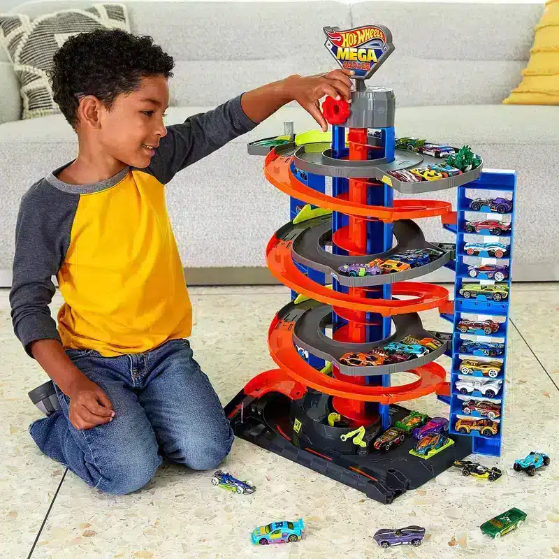 Hot Wheels City Mega Garage Pista Estacionamiento
