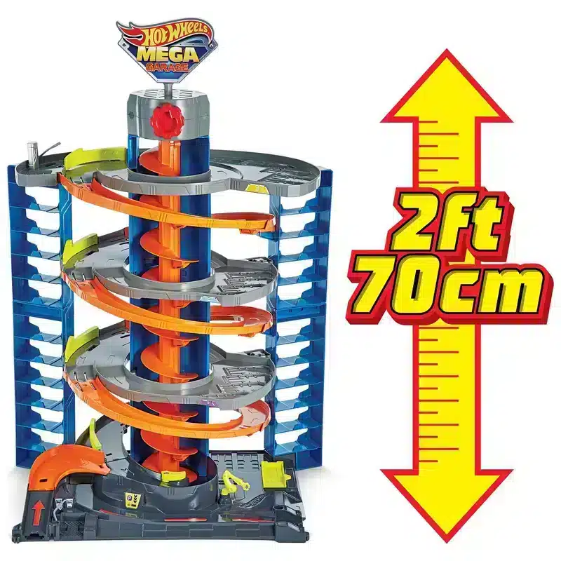 Hot Wheels City Mega Garage Pista Estacionamiento