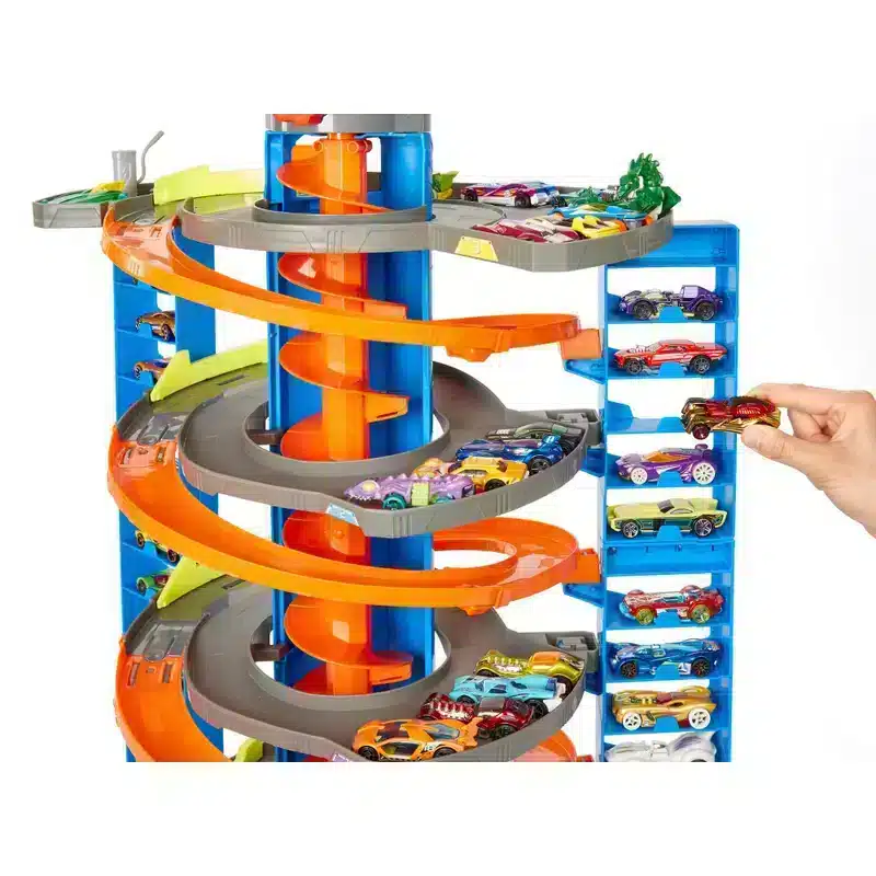 Hot Wheels City Mega Garage Pista Estacionamiento