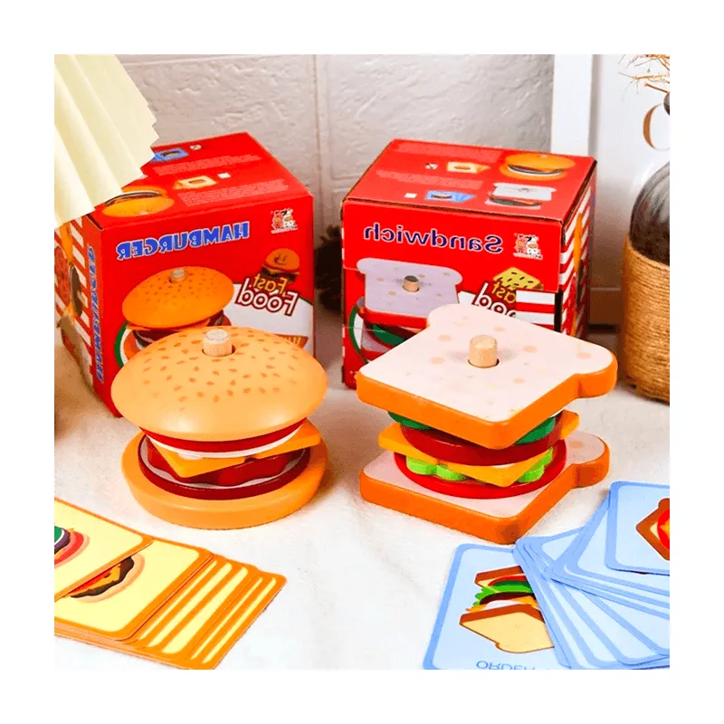 Juguete de Hamburguesa Montessori
