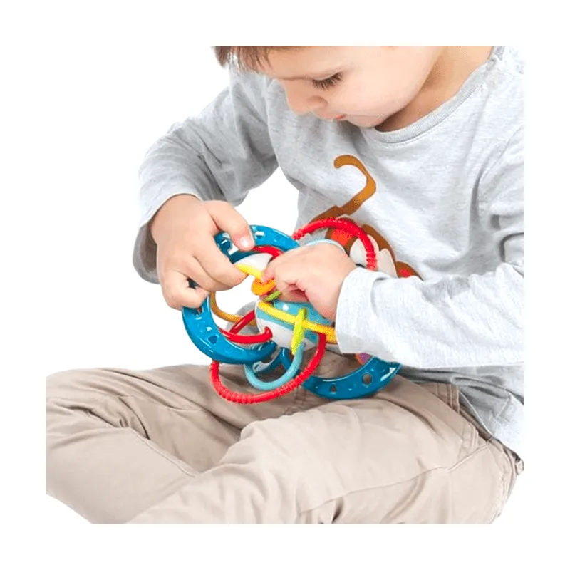 Juguete sensorial Sonaja mordedor para Bebé en Bebés | La Mirilla Kids