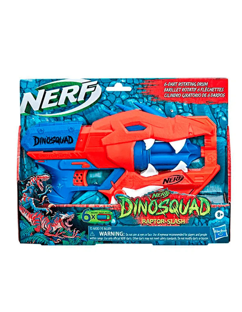 Lanzador Nerf Dinosquad Raptorslash