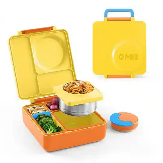 Lonchera OmieBox Amarillo – Ideal para Niños
