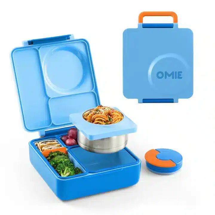 Lonchera OmieBox Cielo Azul – Práctica y Versátil
