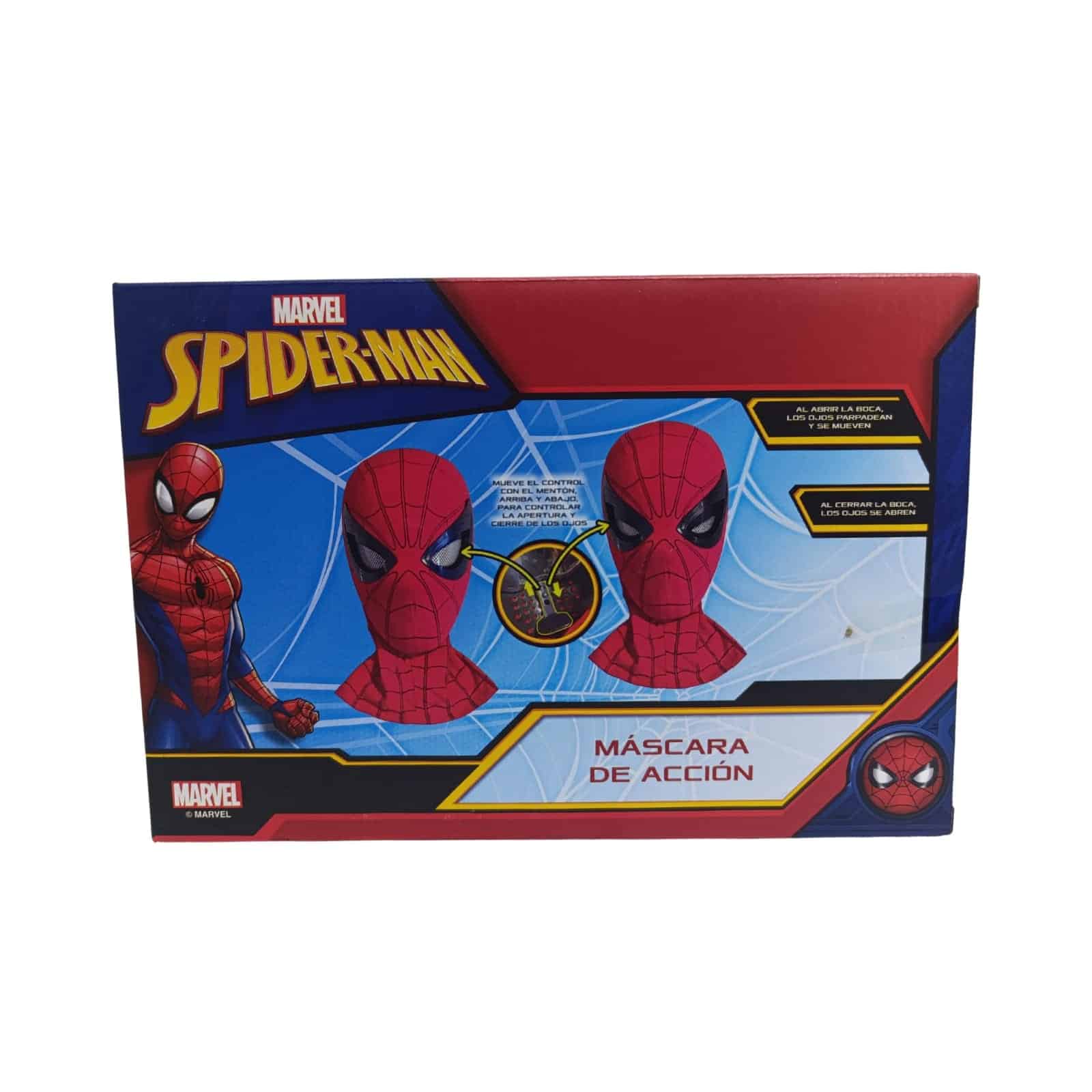 Máscara de Spiderman con movimiento de ojos en Halloween | La Mirilla Kids