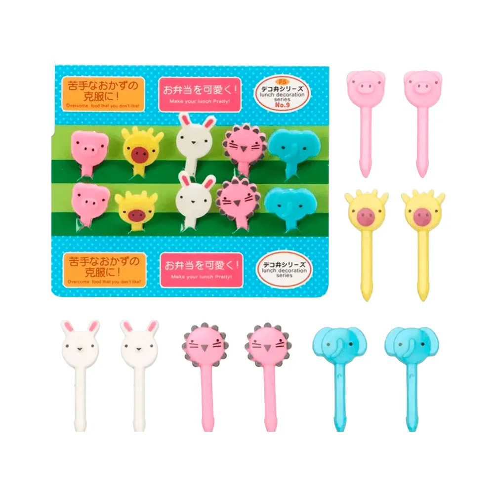 Mini Tenedores Animalitos en Accesorios de lonchera | La Mirilla Kids