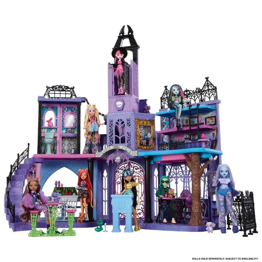 Monster High Casa de Muñecas – Escuela Secundaria Embrujada | ¡Más de 35 Sorprendentes Accesorios! en Juguetería …