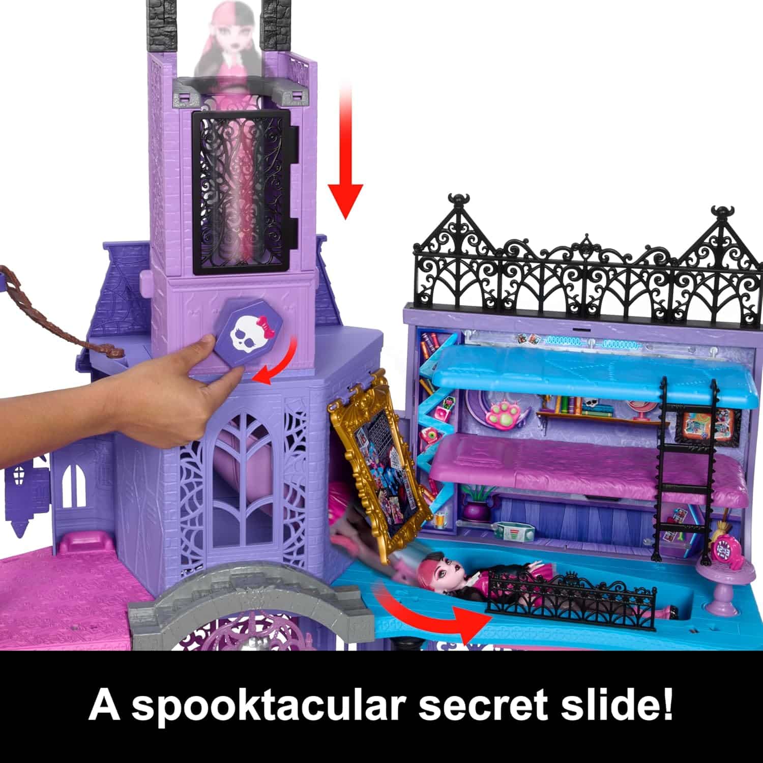 Monster High Casa de Muñecas – Escuela Secundaria Embrujada | ¡Más de 35 Sorprendentes Accesorios! en Juguetería …