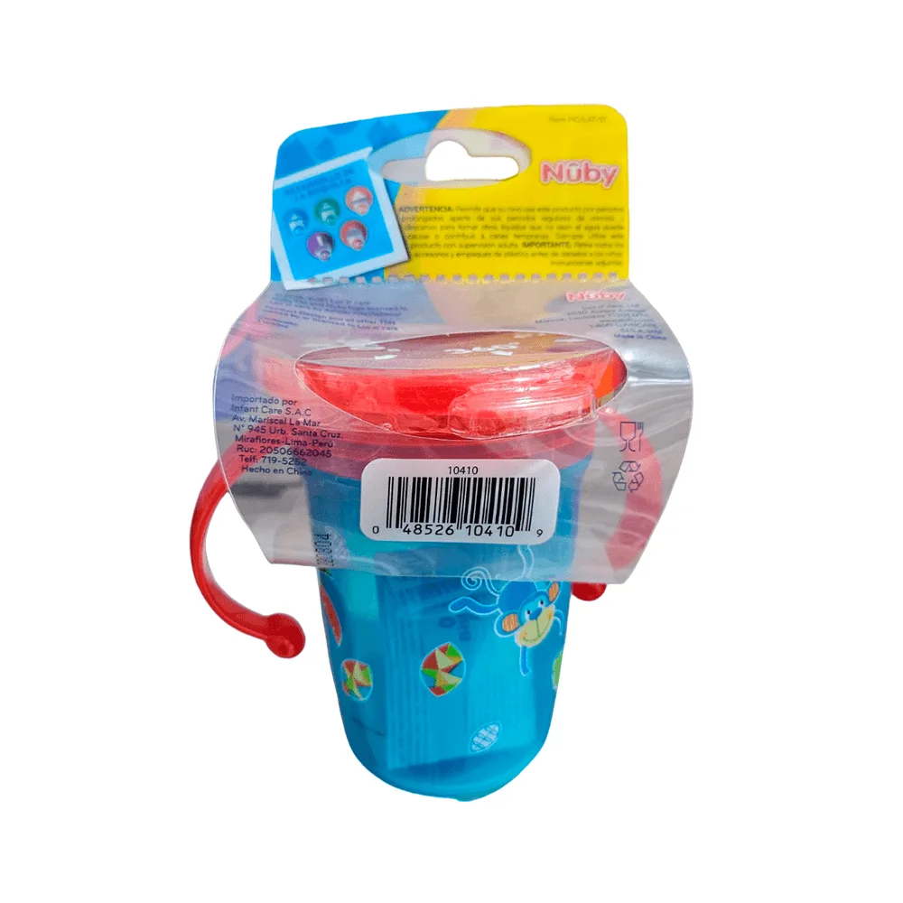 Nuby Vaso 360º Celeste en Bebés - foto 2 | La Mirilla Kids