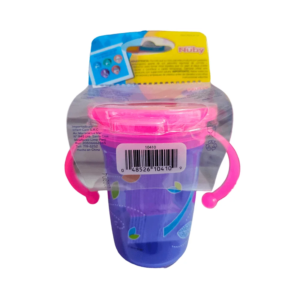 Nuby Vaso 360º Morado en Bebés - foto 2 | La Mirilla Kids