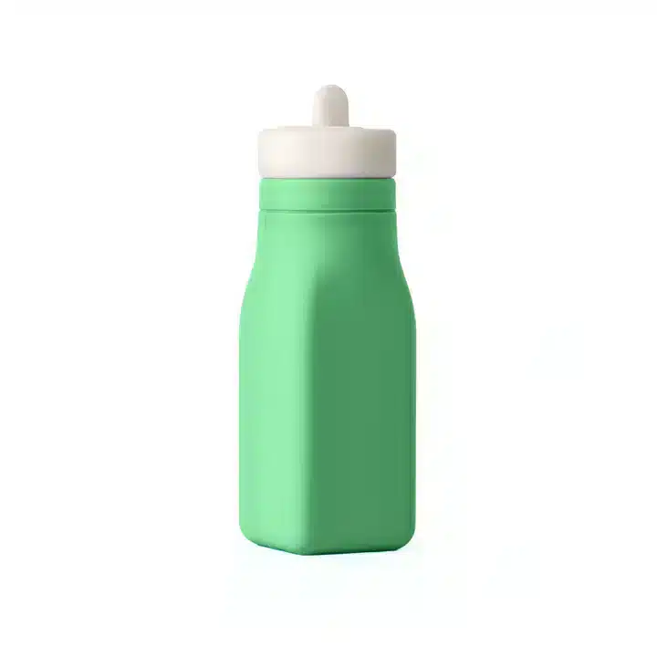 Omiebottle Botella de Agua para Lonchera – Verde