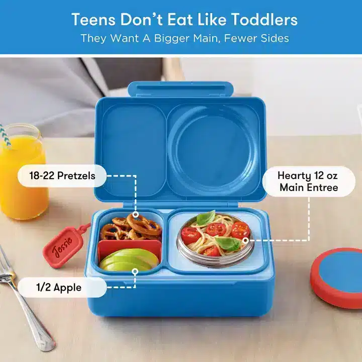 OmieBox UP Lonchera Térmica Bento para Niños – Azul en Loncheras - foto 2 | La Mirilla Kids