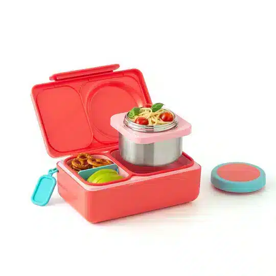 OmieBox Up Lonchera Térmica Bento para Niños – Rojo