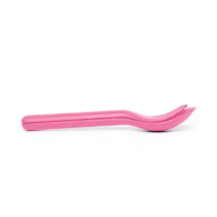 OmiePod Set de Cubiertos con Estuche de Silicona – Fucsia/Rosado en Accesorios de lonchera - foto 4 | La Mirilla Kids